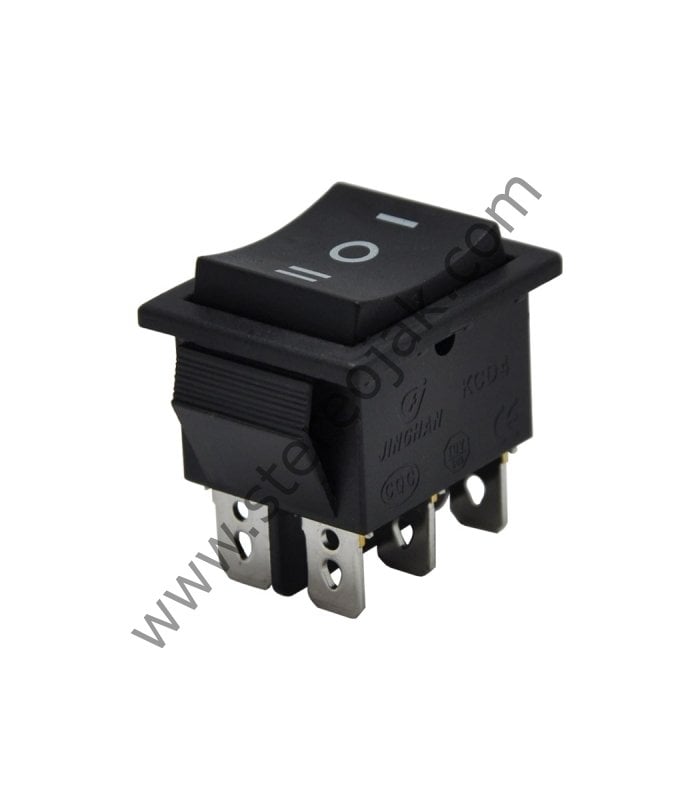 Üç Konumlu Yaylı Büyük Anahtar 6 Pin Kaliteli ON-OFF-ON