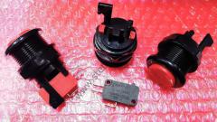 Push Buton Büyük Boy ( Mikro Switch İçindir ( Mikro Switch : 15A 125VAC , 16(4)A 250VAC ) ) Gövdesi 28mm , Buton Kısmı Çerçevesi ile 30mm , Yükseklil 33mm , Mikro Switch Takılı Halde ki Yüksekliği  59mm ( Mikro Siviç Dahildir )
