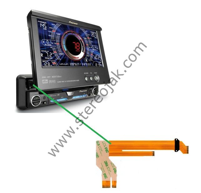 PIONEER  INDASH  EKRAN FİLMİ   AVH-P5700DVD  ve    AVH-P5750DVD