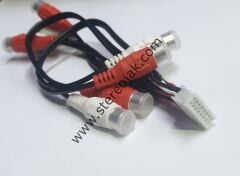 DEH-P01   DEHP01  RCA KABLOSU   ( 8 + 8  )   16 PİN