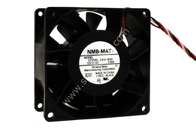 NMB-MAT  80X80X38MM    Original NMB 3115RL-04W-B96 DC12V 3A 80*80*38MM 8CM 4 KABLO