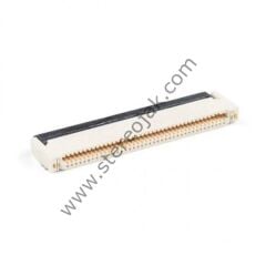 50 Pin 0.5mm  Çift Yönlü  FFC Soket    Dual-sided Contact  ( Arkadan Kilitli )