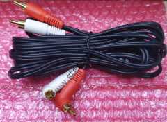2RCA-2RCA 90 DERECE  5 METRE   KALIN KABLO