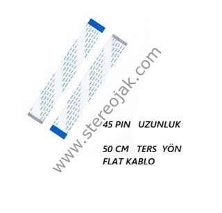 45 PIN   0.5MM    50 CM    TERS  YÖN   FLAT KABLO ( DAYANIKLI SERİ )
