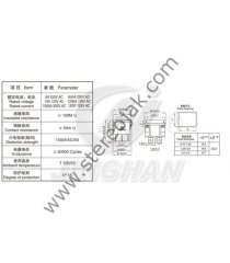 Geniş Işıksız Anahtar ON-OFF-ON 6 Pin Kaliteli