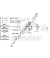 Yuvarlak Anahtar 2 Pin Kaliteli  I/O