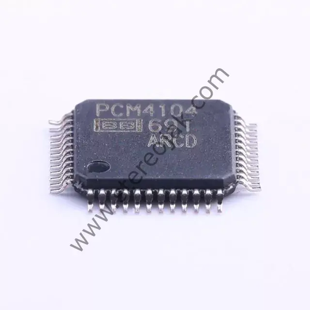 PCM4104    (  PCM4104PFBR  )       Audio D/A Converter ICs High-End 24-Bit 192kHz 4-Ch D-S DAC