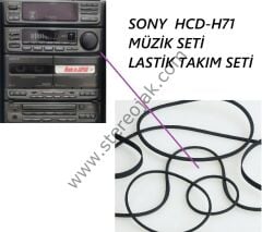SONY  HCD-H71 MÜZİK SETİ   LASTİK TAKIM SETİ