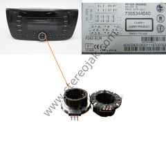 Fiat F263 EUR radio cd  DOBLO   DELPHI  SES  VOLUME DÜĞMESİ