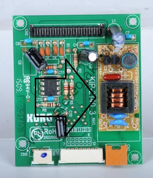 PA800  PA 800  LCD CAM FLOROSAN  LAMBA   DEVRESİ