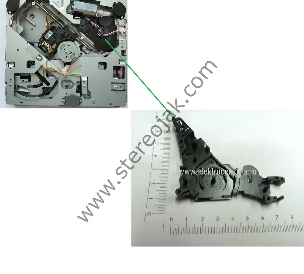 SİYAH MEKANİK DİŞLİSİ   CDMK-46 VW RCD-310 BOSCH CD MEKANİK-DXM9550VRE DXM9050VDM DXM9050VVJ ( DXM9550VMD BOSCH CM RD4 N1 MP3-03 PEUGEOUT ) RENAULT CD MEKANİK FIAT LINEA CD MEKANİK
