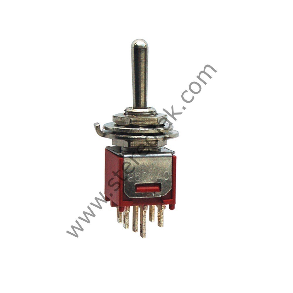 Toggle Switch 6 Pin  ON - OFF 5MM Small Kaliteli