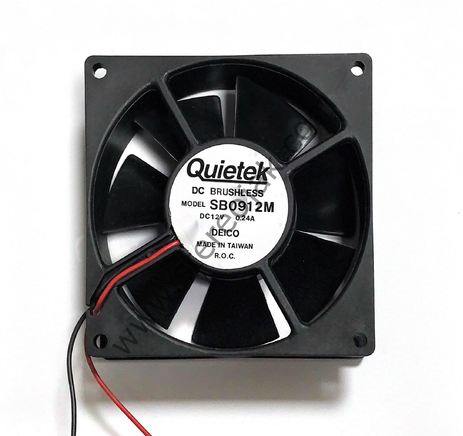 QUİETEK 12v 0.24A 90X90X25 , SB0912M 2 Kablo