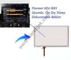 Pioneer XDJ-RX3  Uyumlu  Ön Dış Yüzey  Dokunmatik Bölüm  DSX1151   ( Dayanıklı Dokunmatik )