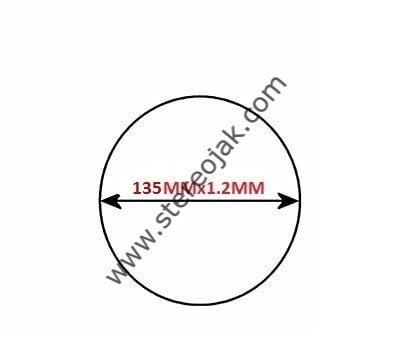 135mmx1.2mmx1.2mm teyp mekanik lastiği