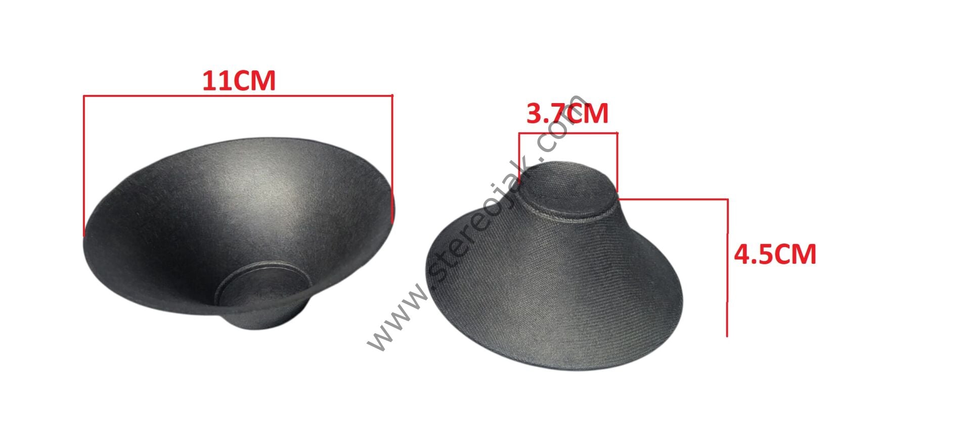 Dual Cone Toz Kapağı ( Yükseklik : 45mm , Taban : 37mm , Tavan Çapı : 110mm )