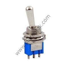 Çubuklu Anahtar , Toggle Switch , 3 Pin , ON-OFF , 12 mm , Kaliteli
