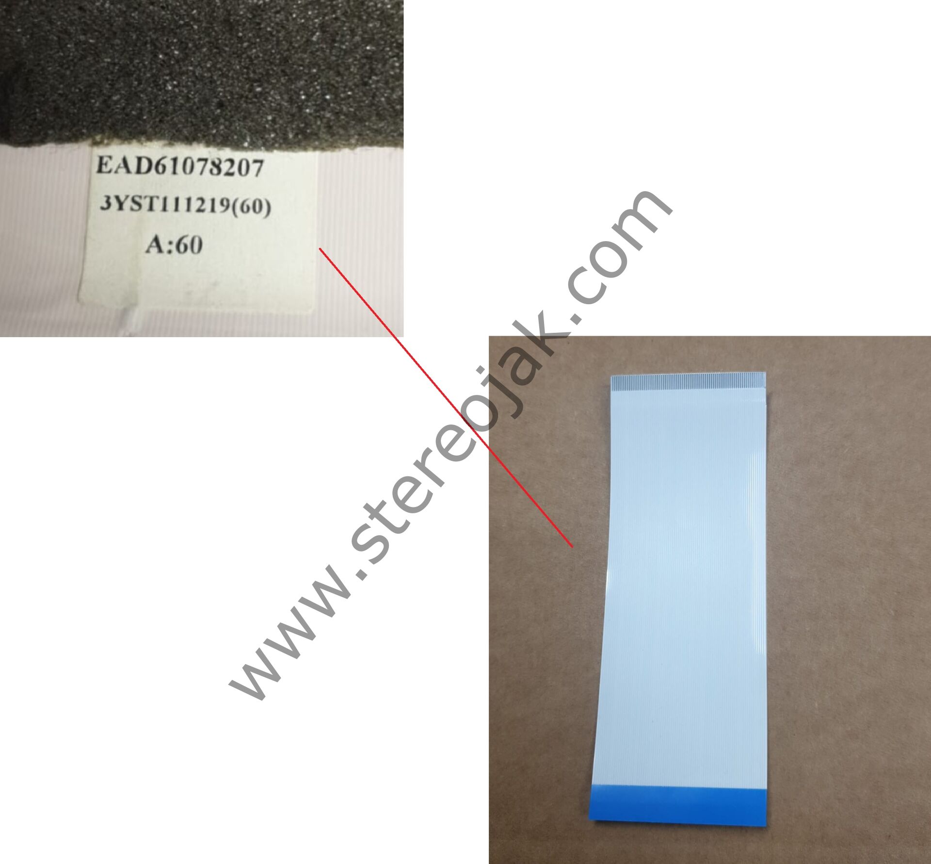 LG Television Ffc Cable - EAD61078207      LG  TV  TCON KABLO     YOUNGSHIN