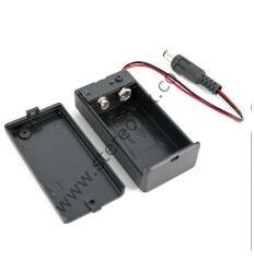 9V Pil Yuvası - Kutulu ve Anahtarlı