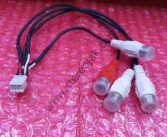 8 PİN KAMERA-USB KABLO -RCA BAĞLANTI KABLOSU