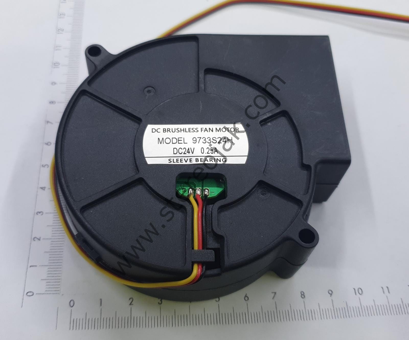 DC 24 VOLT 0.25 AMP 3 KABLO  100MM   PLOTTER FAN