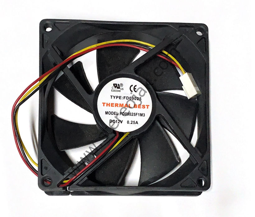 THERMAL BEST 12v 0.25A 90X90X25 ,FD09025F1M3 2 Kablo