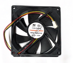 THERMAL BEST 12v 0.25A 90X90X25 ,FD09025F1M3 2 Kablo