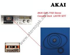 AKAI GXC-715D Stereo Cassette Deck LASTİK SETİ