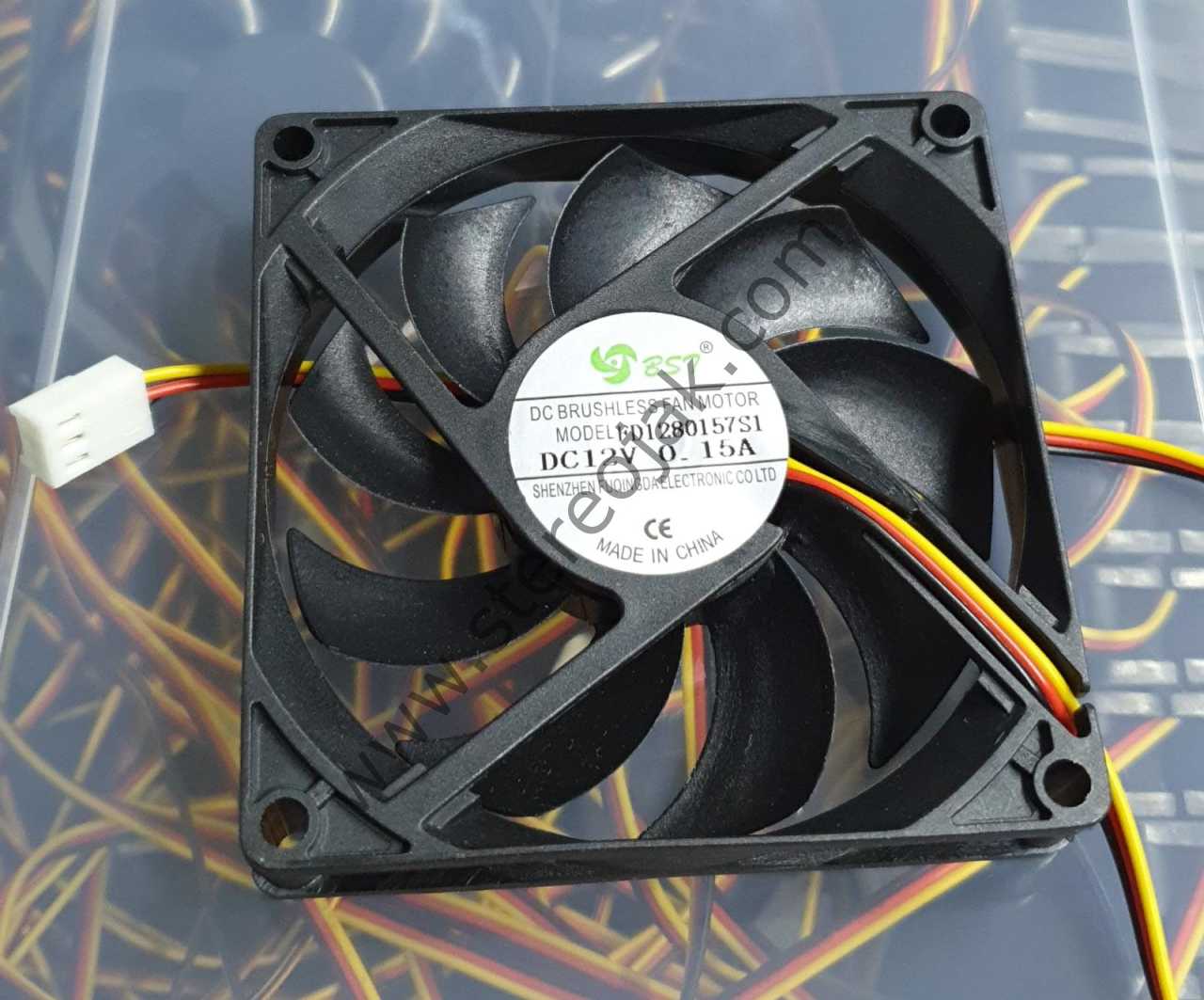 DC BRUSHLESS FAN  80X80X15MM  DC 12 VOLT  0.15A 3 KABLO  FAN