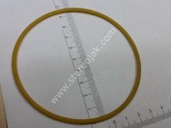 Dıştan dışa 9.5 cm  çapında  3MM eninde  yuvarlak tip silikon   lastik