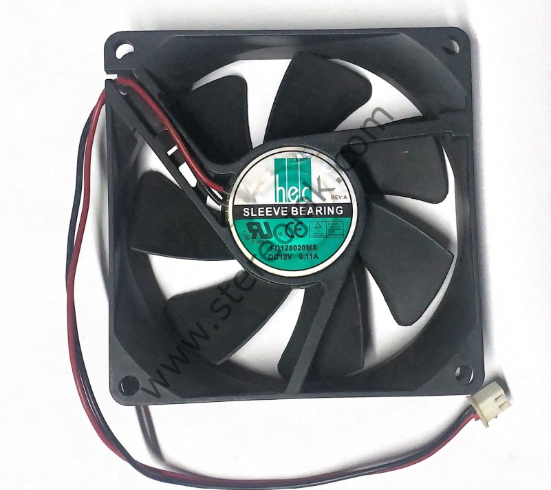 HEC 12v 0.11A 90X90X25 ,FD128020MS 2 Kablo