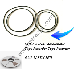 UHER SG-510 Stereomatic Tape Recorder Tape Recorder   4 LÜ  LASTİK SETİ