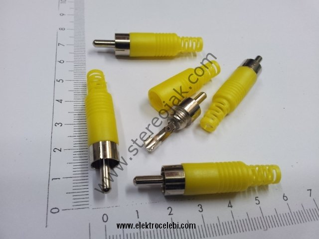 Tos Fiş , RCA JAK Kaliteli (4 Renk) SARI