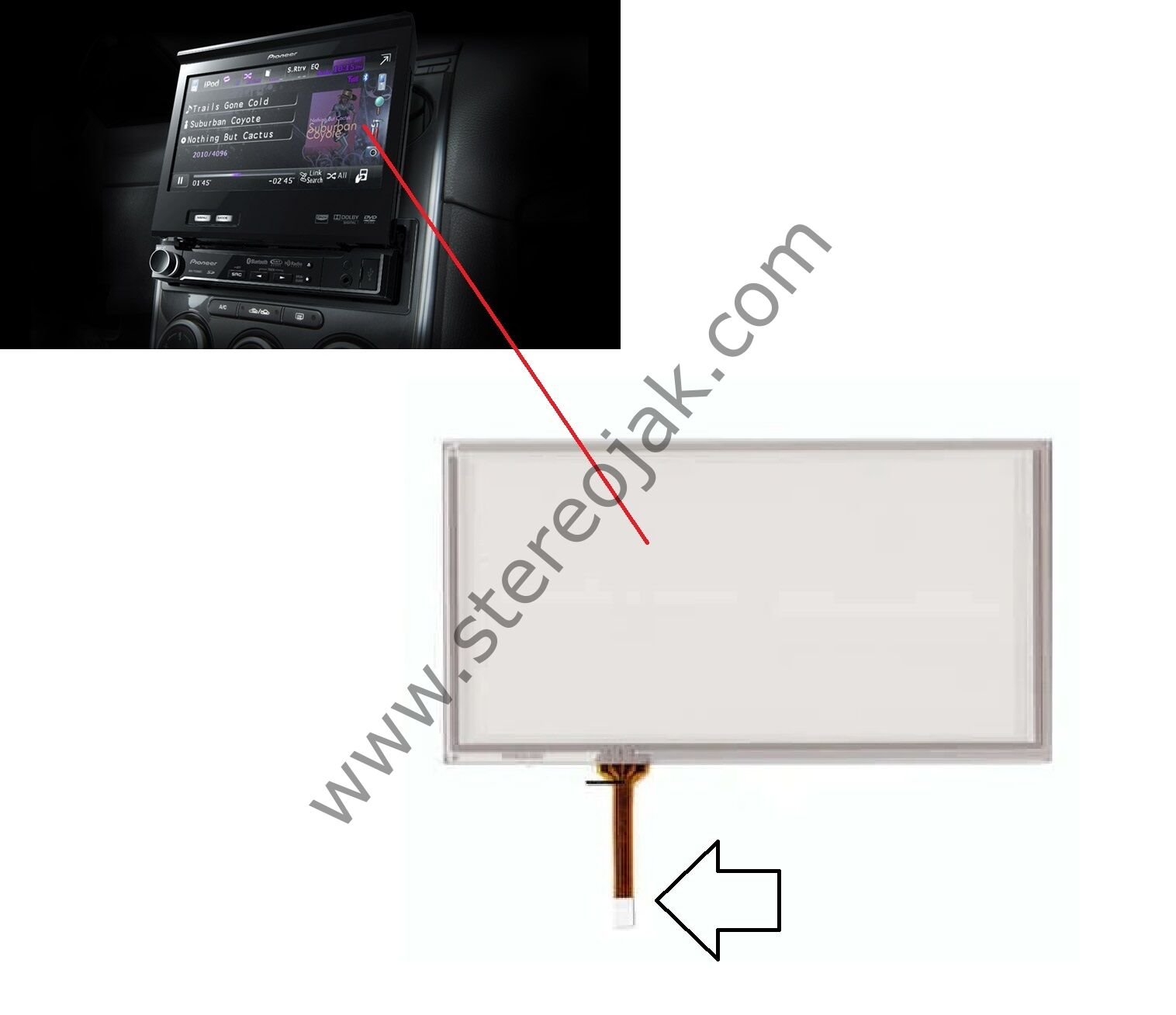 AVH-5200BT    INDASH  DOKUNMATİK