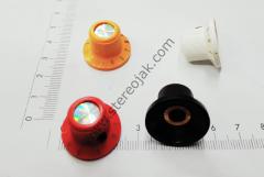 0-10 Numaralı Pot Düğmesi , Vidalı Düğme , Yükseklik 26mm , Taban 23mm , İç 6mm , 4 Renk , ( Miktar İçin Stok Sorunuz )