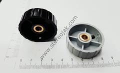 Yandan Vida ile Sıkmalı Pot Düğmesi , Yükseklik 13.5mm , Taban 38mm , İç 6mm ( Miktar İçin Stok Sorunuz )