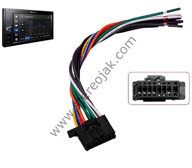 Pioneer MVH-AV290BT Double DIN  teyp soketi
