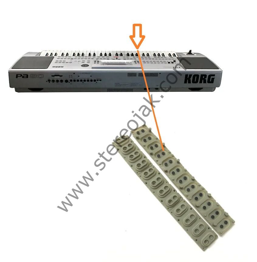 KORG PA80   UYUMLU TUŞ LASTİĞİ  ( 1.SINIF ÜRÜN )