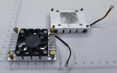 DC FAN  ALEMİNYUM SOĞUTUCULU    45MMX58MM H:1CM    DC 12V  FAN  UZUN ÖMÜRLÜ