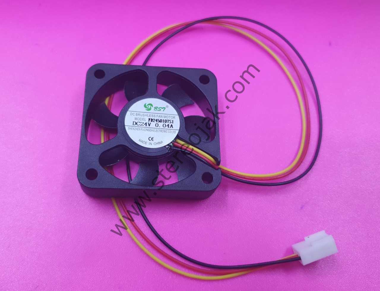 FD245010  5X5X1CM DC24V  3 KABLO FAN KALİTELİ FAN