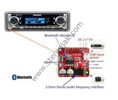 OTO TEYP    MP3 BLUETOOTH DEVRE  MODÜL  ( 1.SINIF ÜRÜN )