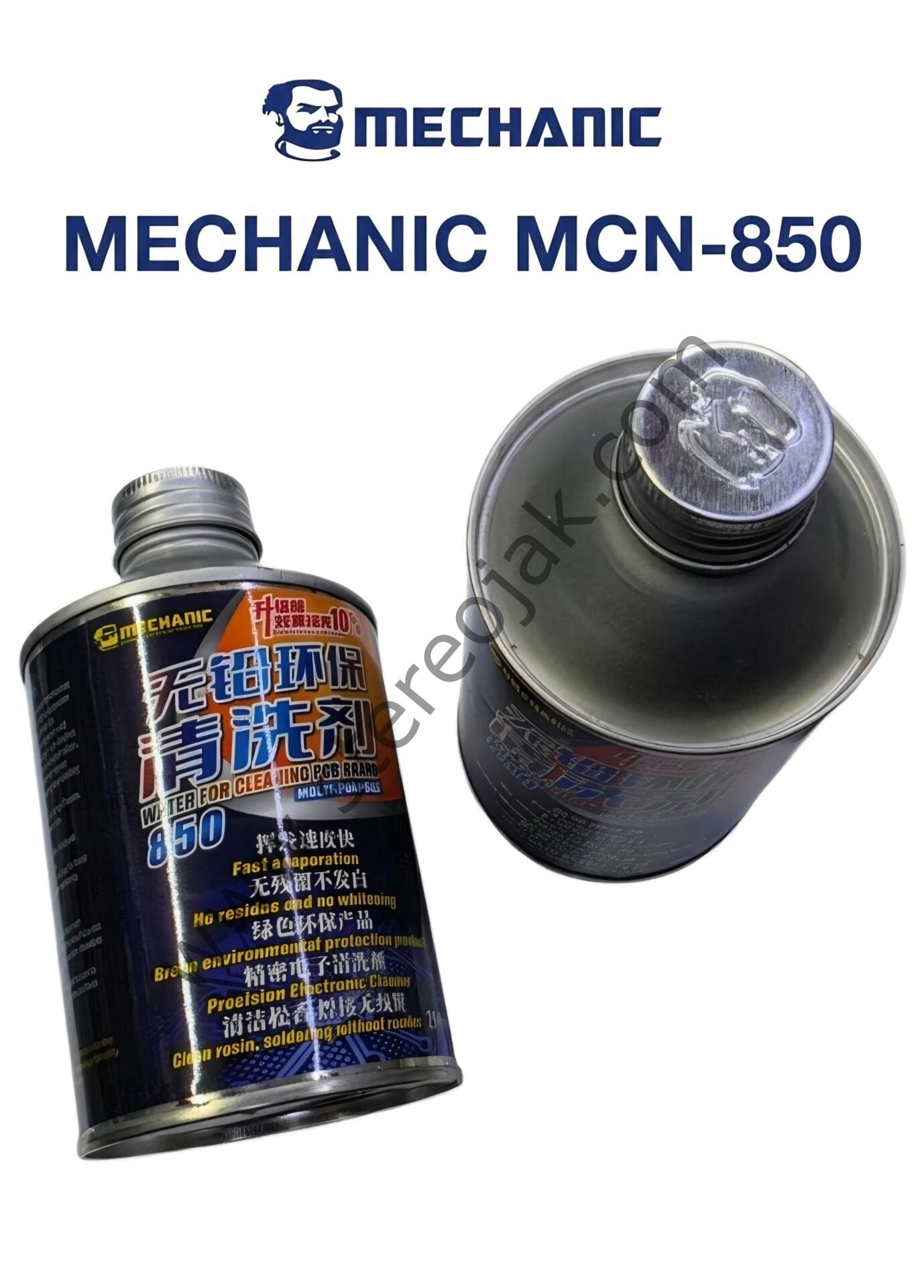 Mechanic MCN-850 Profesyonel Anakart ve Devre Kartı Temizleme Sıvısı ( Flux Sökücü Sıvı ) 250ml.