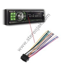 ALPINE CDE-9880R  OTO  TEYP SOKETİ