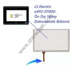 eXP2-0700D   (  LS Electric )  Ön Dış Yüzey  Dokunmatik Bölümü