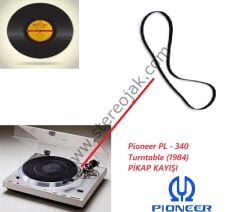Pioneer PL-340 Turntable (1984)  PİKAP KAYIŞI  ( 1.SINIF KAYIŞ )
